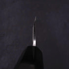 Garasuki Boning Knife White Steel #2 Kasumi Buffalo Ebony Handle 150mm (5.9”)-[Musashi]-[Japanese-Kitchen-Knives]