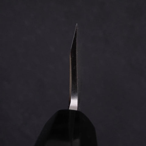Garasuki Boning Knife White Steel #2 Kasumi Buffalo Ebony Handle 180mm (7”)-[Musashi]-[Japanese-Kitchen-Knives]
