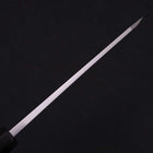 Garasuki Boning Knife White Steel #2 Kasumi Buffalo Ebony Handle 180mm (7”)-[Musashi]-[Japanese-Kitchen-Knives]