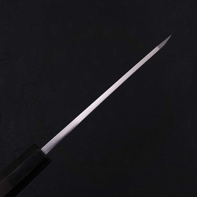 Garasuki Boning Knife White steel #2 Kasumi Buffalo Ebony Handle 150mm-White steel #2-Kasumi-Japanese Handle-[Musashi]-[Japanese-Kitchen-Knives]