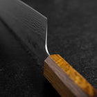 Gyuto 440C Nashiji Damascus Yaki Urushi Handle 210mm-[Musashi]-[Japanese-Kitchen-Knives]