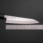 Gyuto 440C Nashiji Mirror Damascus Fire Urushi Handle 180mm (7”)-[Musashi]-[Japanese-Kitchen-Knives]