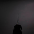 Gyuto 440C Nashiji Mirror Damascus Fire Urushi Handle 180mm-[Musashi]-[Japanese-Kitchen-Knives]