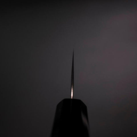 Gyuto 440C Nashiji Mirror Damascus Fire Urushi Handle 180mm-[Musashi]-[Japanese-Kitchen-Knives]