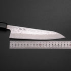 Gyuto 440C Nashiji Mirror Damascus Fire Urushi Handle 180mm-[Musashi]-[Japanese-Kitchen-Knives]