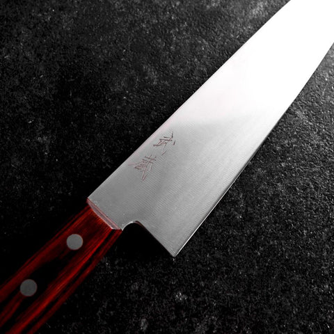 Gyuto 440C Polished Western Handle 190mm (7.5”)-[Musashi]-[Japanese-Kitchen-Knives]