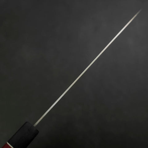 Gyuto AUS-10 Damascus Red Cherry Handle 210mm (8.3”)-[Musashi]-[Japanese-Kitchen-Knives]
