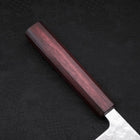 Gyuto AUS-10 Nashiji Damascus Purple Urushi Handle 210mm (8.3”)-[Musashi]-[Japanese-Kitchen-Knives]