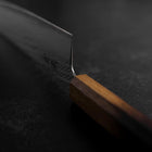 Gyuto AUS-10 Nawame Damascus Yaki Urushi Handle 240mm-[Musashi]-[Japanese-Kitchen-Knives]