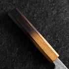 Gyuto AUS-10 Nawame Damascus Yaki Urushi Handle 240mm-[Musashi]-[Japanese-Kitchen-Knives]