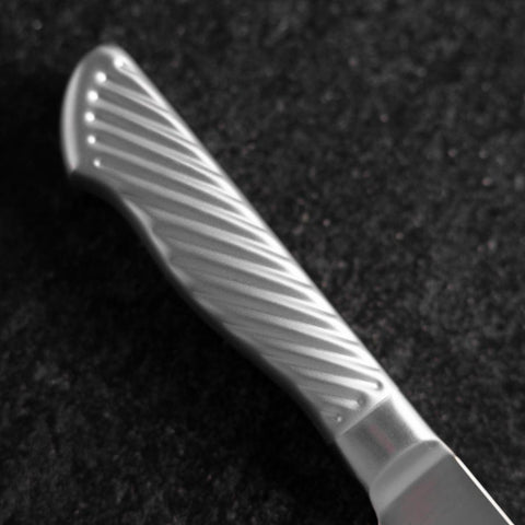 Gyuto AUS-10 Polished All-Stainless Handle 210mm (8.3”)-[Musashi]-[Japanese-Kitchen-Knives]