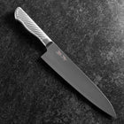 Gyuto AUS-10 Polished All-Stainless Handle 210mm (8.3”)-[Musashi]-[Japanese-Kitchen-Knives]