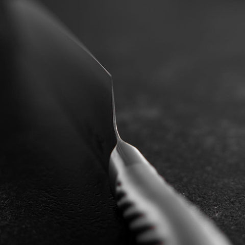 Gyuto AUS-10 Polished All-Stainless Handle 210mm-[Musashi]-[Japanese-Kitchen-Knives]