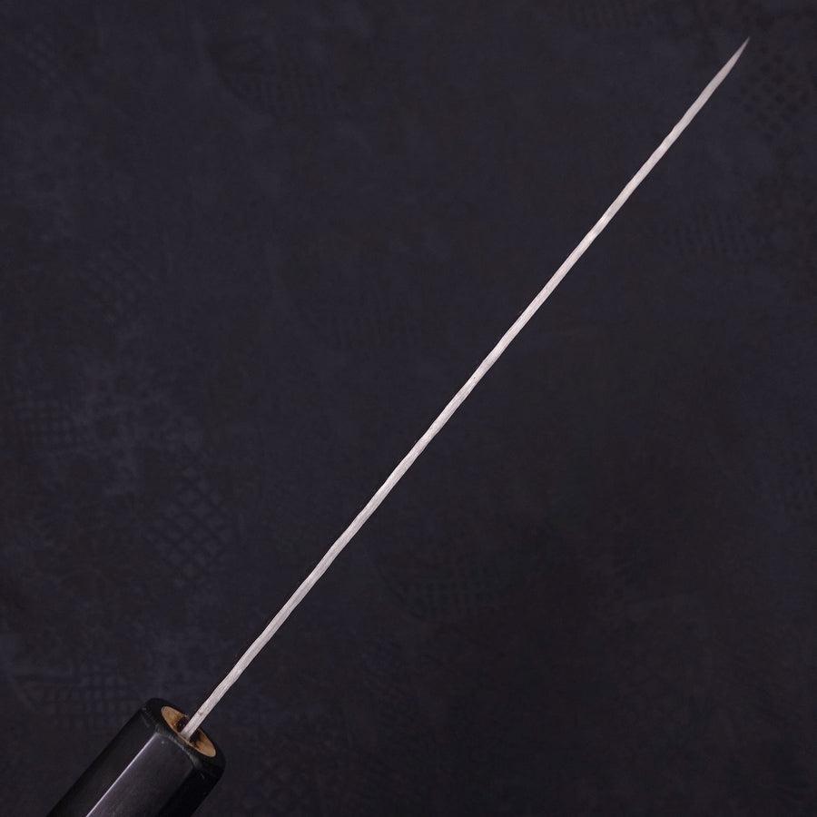 Gyuto AUS-10 Tsuchime Damascus Buffalo Magnolia Handle 180mm-AUS-10-Damascus-Japanese Handle-[Musashi]-[Japanese-Kitchen-Knives]
