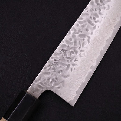 Gyuto AUS-10 Tsuchime Damascus Buffalo Magnolia Handle 240mm-AUS-10-Damascus-Japanese Handle-[Musashi]-[Japanese-Kitchen-Knives]