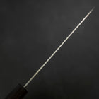 Gyuto AUS-10 Tsuchime Damascus Shitan Walnut Handle 180mm (7”)-[Musashi]-[Japanese-Kitchen-Knives]