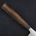 Gyuto AUS-10 Tsuchime Damascus Sumi Urushi Handle 210mm (8.3”)-[Musashi]-[Japanese-Kitchen-Knives]