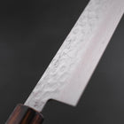 Gyuto AUS-10 Tsuchime Damascus Sumi Urushi Handle 240mm (9.4”)-[Musashi]-[Japanese-Kitchen-Knives]