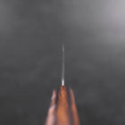 Gyuto AUS-10 Tsuchime Damascus Sumi Urushi Handle 240mm (9.4”)-[Musashi]-[Japanese-Kitchen-Knives]