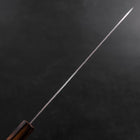 Gyuto AUS-10 Tsuchime Damascus Sumi Urushi Handle 240mm (9.4”)-[Musashi]-[Japanese-Kitchen-Knives]
