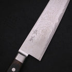 Gyuto AUS-10 Wave Nickel Damascus Western Handle 240mm (9.4”)-[Musashi]-[Japanese-Kitchen-Knives]