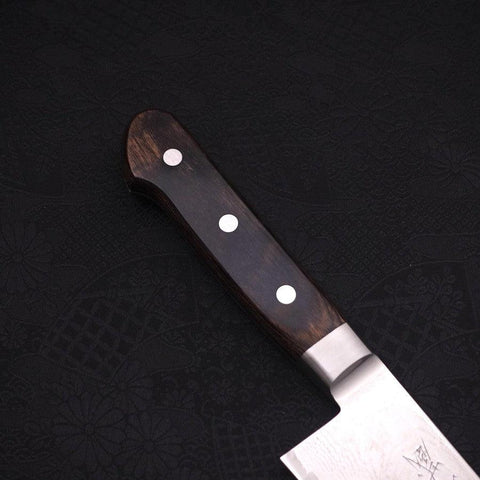 Gyuto AUS-10 Wave Nickel Damascus Western Handle 240mm (9.4”)-[Musashi]-[Japanese-Kitchen-Knives]