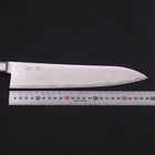 Gyuto AUS-10 Wave Nickel Damascus Western Handle 240mm (9.4”)-[Musashi]-[Japanese-Kitchen-Knives]