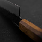 Gyuto AUS-8 Kurouchi Tsuchime Yaki Urushi Handle 200mm (7.9”)-[Musashi]-[Japanese-Kitchen-Knives]