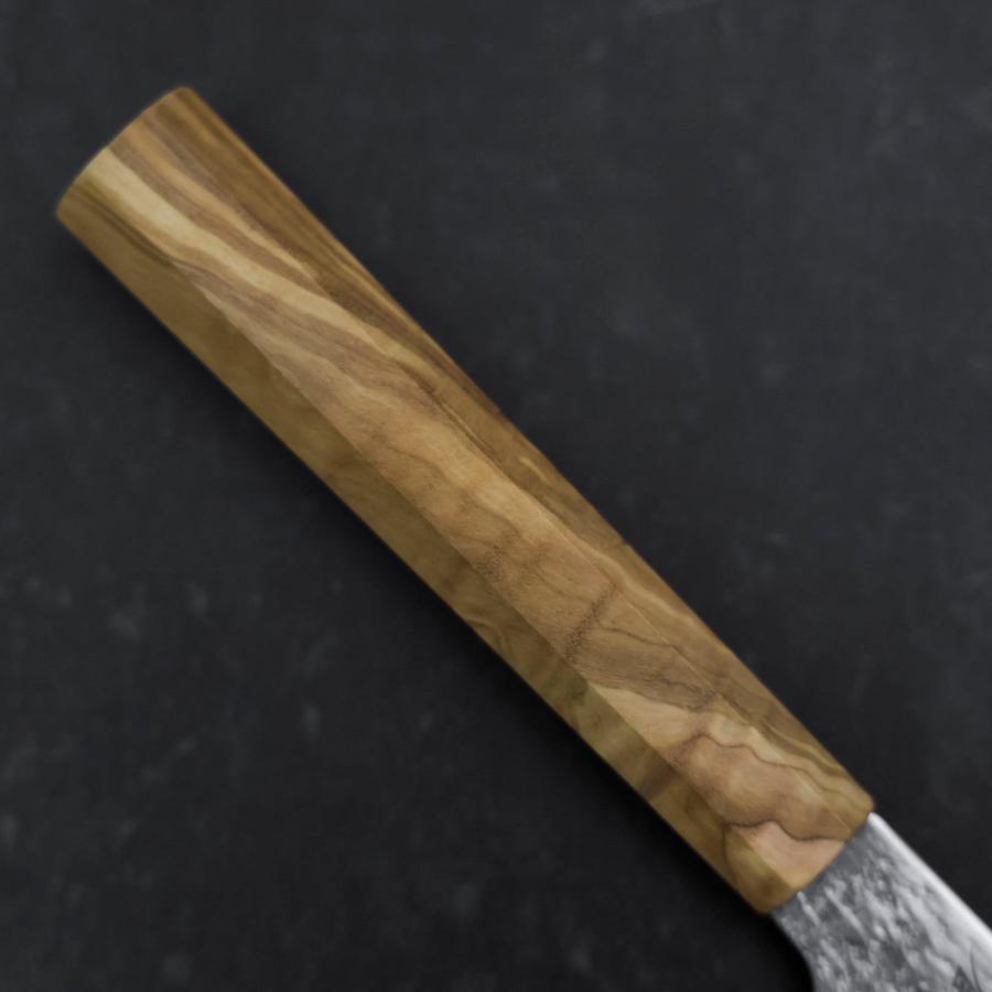 Gyuto AUS-8 Nashiji Olive Handle 150mm-[Musashi]-[Japanese-Kitchen-Knives]
