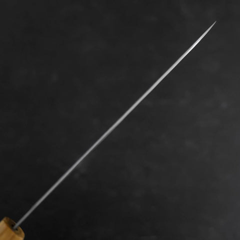 Gyuto AUS-8 Nashiji Olive Handle 195mm (7.7”)-[Musashi]-[Japanese-Kitchen-Knives]