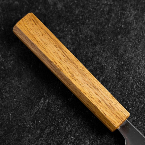 Gyuto AUS-8 Polished Oak Handle 210mm-[Musashi]-[Japanese-Kitchen-Knives]