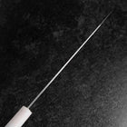 Gyuto AUS-8 Polished Ocean White Blue Handle 210mm-[Musashi]-[Japanese-Kitchen-Knives]