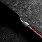 Gyuto AUS-8 Tsuchime Western Mahogany Handle 210mm (8.3”)-[Musashi]-[Japanese-Kitchen-Knives]