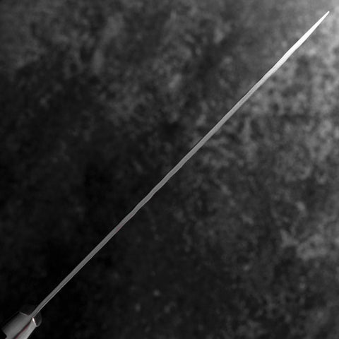 Gyuto AUS-8 Tsuchime Western Mahogany Handle 210mm (8.3”)-[Musashi]-[Japanese-Kitchen-Knives]