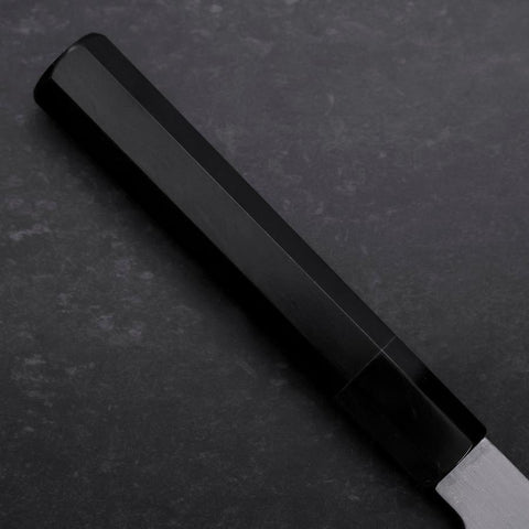 Gyuto Blue Steel #1 Kasumi Buffalo Ebony Handle 240mm (9.4”)-[Musashi]-[Japanese-Kitchen-Knives]