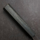 Gyuto Blue Steel #1 Kurouchi Dark Blue Urushi Handle 170mm (6.7”)-[Musashi]-[Japanese-Kitchen-Knives]