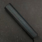 Gyuto Blue Steel #1 Kurouchi Dark Blue Urushi Handle 210mm (8.3”)-[Musashi]-[Japanese-Kitchen-Knives]