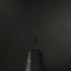 Gyuto Blue Steel #1 Kurouchi Dark Blue Urushi Handle 210mm-[Musashi]-[Japanese-Kitchen-Knives]