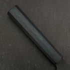 Gyuto Blue Steel #1 Kurouchi Dark Blue Urushi Handle 210mm-[Musashi]-[Japanese-Kitchen-Knives]