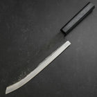 Gyuto Blue Steel #1 Kurouchi Dark Blue Urushi Handle 240mm (9.4”)-[Musashi]-[Japanese-Kitchen-Knives]