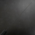 Gyuto Blue Steel #1 Kurouchi Dark Blue Urushi Handle 240mm (9.4”)-[Musashi]-[Japanese-Kitchen-Knives]
