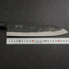 Gyuto Blue Steel #1 Kurouchi Dark Blue Urushi Handle 240mm (9.4”)-[Musashi]-[Japanese-Kitchen-Knives]