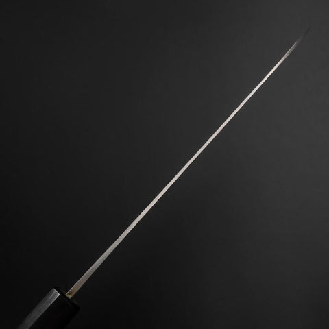 Gyuto Blue Steel #1 Kurouchi Stainless Clad Walnut Handle 210mm-[Musashi]-[Japanese-Kitchen-Knives]