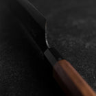 Gyuto Blue Steel #1 Kurouchi Walnut Handle 240mm-[Musashi]-[Japanese-Kitchen-Knives]