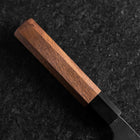 Gyuto Blue Steel #1 Kurouchi Walnut Handle 240mm-[Musashi]-[Japanese-Kitchen-Knives]