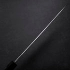 Gyuto Blue Steel #1 Suminagashi Buffalo Ebony Handle 240mm (9.4”)-[Musashi]-[Japanese-Kitchen-Knives]