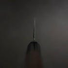 Gyuto Blue Steel #2 Kurouchi Buffalo Ebony Handle 210mm (8.3”)-[Musashi]-[Japanese-Kitchen-Knives]