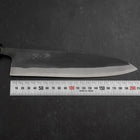 Gyuto Blue Steel #2 Kurouchi Buffalo Ebony Handle 210mm (8.3”)-[Musashi]-[Japanese-Kitchen-Knives]