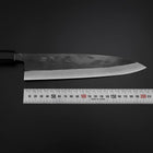 Gyuto Blue Steel #2 Kurouchi Buffalo Magnolia Handle 210mm (8.3”)-[Musashi]-[Japanese-Kitchen-Knives]