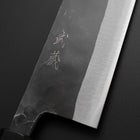 Gyuto Blue Steel #2 Kurouchi Buffalo Magnolia Handle 210mm-[Musashi]-[Japanese-Kitchen-Knives]